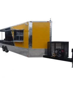 Concession Trailer 8.5 X 24 Yellow - Food Event Catering