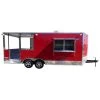 Concession Trailer 8.5' X 20' Red - BBQ Event catering