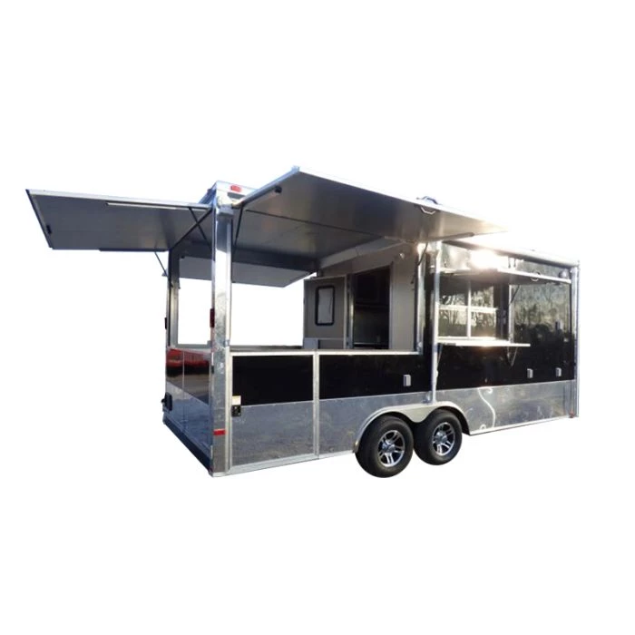 Concession Trailer 8.5' X 20' Black - BBQ Event Catering 1 Concession Trailer 8.5' X 20' Black - BBQ Event Catering