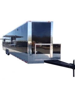 Concession Trailer 8.5' X 30' Black - Food Event Catering