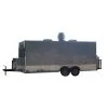 Concession Trailer 8.5 x 20 Silver - Food Event Catering