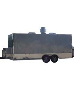 Concession Trailer 8.5 x 20 Silver - Food Event Catering