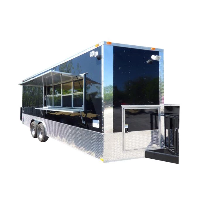 Concession Trailer 8.5' X 20' Black - Food Event Catering 1 Concession Trailer 8.5' X 20' Black - Food Event Catering