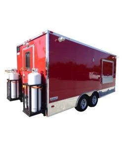 Concession Trailer 8.5 X 18 Red - Food Event Catering 45 Concession Trailer 8.5 X 18 Red - Food Event Catering -Cheap Concession Trailers Shop 33327noapp