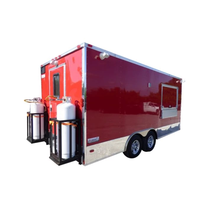 Concession Trailer 8.5 X 18 Red - Food Event Catering 23 Concession Trailer 8.5 X 18 Red - Food Event Catering - Image 23