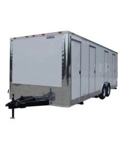 Concession Trailer 8.5 X 24 White Shower Trailer