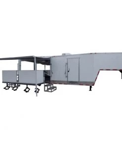 8.5' x 30' White Food Event Catering Concession Food Trailer