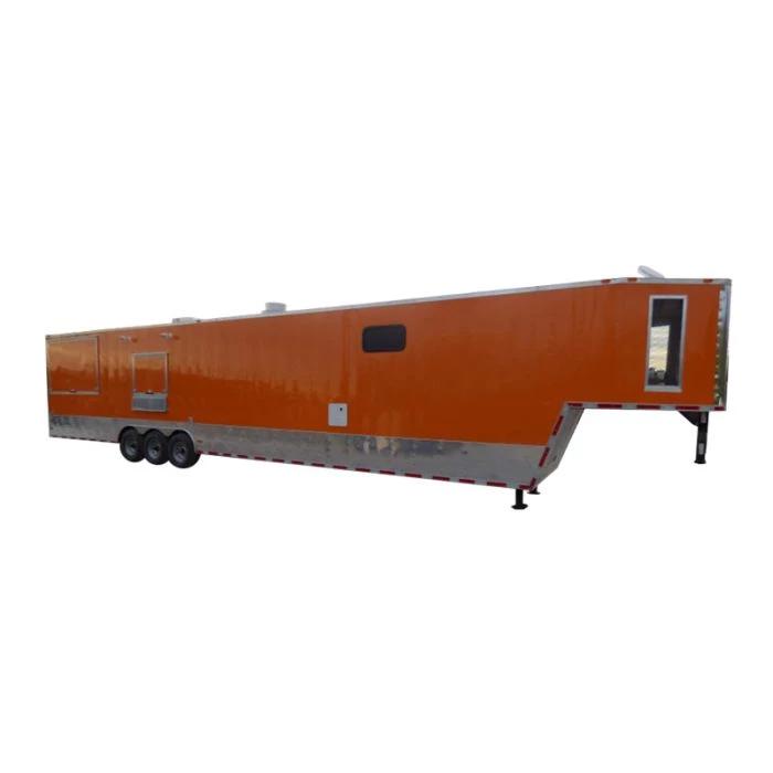 8.5' x 48' Orange Concession Food Catering Event Trailer 1 8.5' x 48' Orange Concession Food Catering Event Trailer