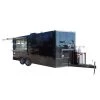 8.5' x 18' Concession Food Trailer Black With Appliances