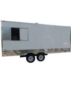 Cheap Concession Trailers Shop 18 8.5 x 20 Concession Food Trailer White Event Catering