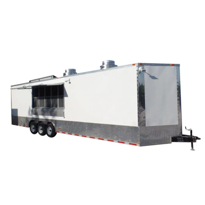 8.5' x 32' Concession Food Trailer Concession White Event Catering 1 8.5' x 32' Concession Food Trailer Concession White Event Catering