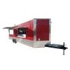 8.5' x 30' Concession Food Trailer Red Event Catering