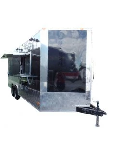 8.5' x 20' Concession Food Trailer Black With Appliances 53 8.5' x 20' Concession Food Trailer Black With Appliances -Cheap Concession Trailers Shop 48581wapp