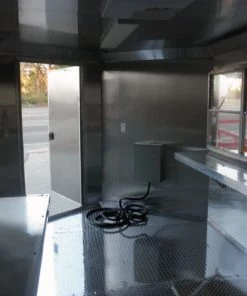 Concession Food Trailer - 8.5' x 14' - White and Features Vent Hood 16 Concession Food Trailer - 8.5' x 14' - White and Features Vent Hood -Cheap Concession Trailers Shop 525 03 2 1 1