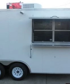 Concession Food Trailer - 8.5' x 14' - White and Features Vent Hood 15 Concession Food Trailer - 8.5' x 14' - White and Features Vent Hood -Cheap Concession Trailers Shop 525 2 1 1 1