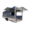 8.5' x 27' Concession Trailer Silver Frost Food Event Catering