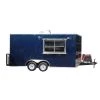 8.5' x 16' Concession Food Trailer Indigo Blue Event Catering