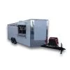 8.5' x 20' White Food Event Concession Trailer With Appliances