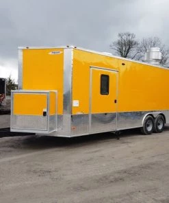 8.5' x 24' Yellow Food Concessions Trailer With Appliances 60 8.5' x 24' Yellow Food Concessions Trailer With Appliances -Cheap Concession Trailers Shop dji 0030 2