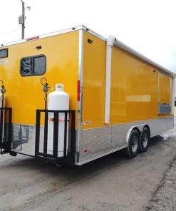8.5' x 24' Yellow Food Concessions Trailer With Appliances 58 8.5' x 24' Yellow Food Concessions Trailer With Appliances -Cheap Concession Trailers Shop dji 0035 2