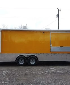 8.5' x 24' Yellow Food Concessions Trailer With Appliances 48 8.5' x 24' Yellow Food Concessions Trailer With Appliances -Cheap Concession Trailers Shop dji 0036 1