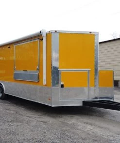 8.5' x 24' Yellow Food Concessions Trailer With Appliances 41 8.5' x 24' Yellow Food Concessions Trailer With Appliances -Cheap Concession Trailers Shop dji 0037 1