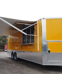 8.5' x 24' Yellow Food Concessions Trailer With Appliances 43 8.5' x 24' Yellow Food Concessions Trailer With Appliances -Cheap Concession Trailers Shop dji 0048 4