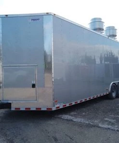 8.5' x 26' Silver Frost Concession Food Trailer with Appliances -Cheap Concession Trailers Shop dji 0065 1 9