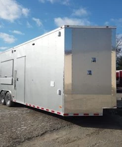 8.5' x 26' Silver Frost Concession Food Trailer with Appliances -Cheap Concession Trailers Shop dji 0073 1