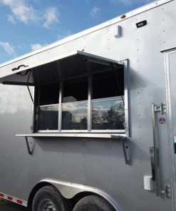 8.5' x 26' Silver Frost Concession Food Trailer with Appliances -Cheap Concession Trailers Shop dji 0074 1