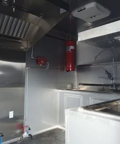 8.5' x 26' Silver Frost Concession Food Trailer with Appliances -Cheap Concession Trailers Shop dji 0077