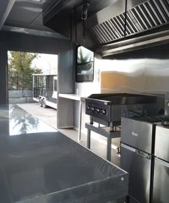 8.5' x 26' Silver Frost Concession Food Trailer with Appliances -Cheap Concession Trailers Shop dji 0079