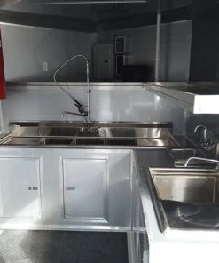 8.5' x 26' Silver Frost Concession Food Trailer with Appliances -Cheap Concession Trailers Shop dji 0080 1