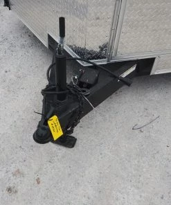 8.5' x 24' Black Porch Style BBQ Concession Food Trailer -Cheap Concession Trailers Shop dji 0455