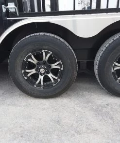 8.5' x 24' Black Porch Style BBQ Concession Food Trailer -Cheap Concession Trailers Shop dji 0473 1