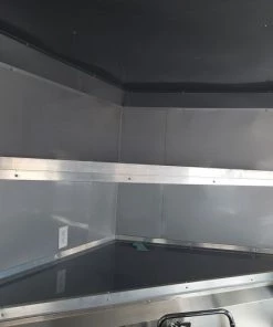 8.5' x 22' Black Porch Style Concession Food Trailer -Cheap Concession Trailers Shop dji 0650 1