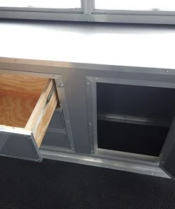 8.5' x 22' Black Porch Style Concession Food Trailer -Cheap Concession Trailers Shop dji 0652 1