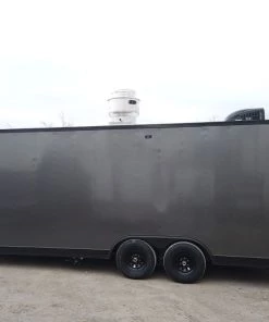 8.5' x 20' Charcoal Grey Concession Food Trailer -Cheap Concession Trailers Shop dji 0660 1