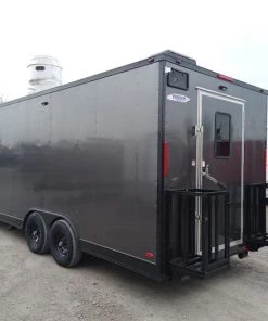 8.5' x 20' Charcoal Grey Concession Food Trailer -Cheap Concession Trailers Shop dji 0661 1