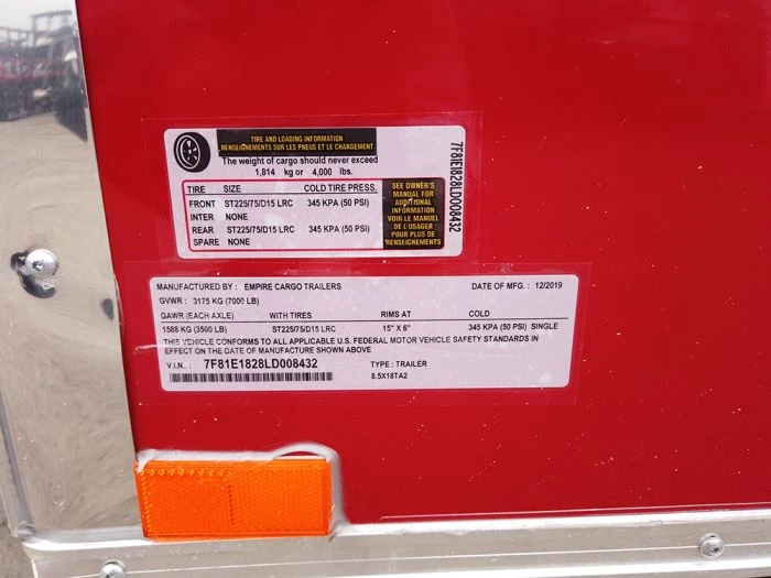 8.5' x 18' Red Elite Style Concession Food Trailer 18 8.5' x 18' Red Elite Style Concession Food Trailer - Image 18