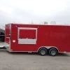 8.5' x 18' Red Elite Style Concession Food Trailer