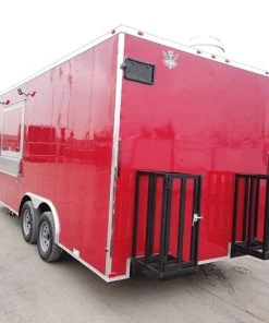8.5' x 18' Red Elite Style Concession Food Trailer 35 8.5' x 18' Red Elite Style Concession Food Trailer -Cheap Concession Trailers Shop dji 0686 1