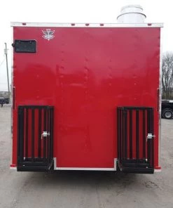 8.5' x 18' Red Elite Style Concession Food Trailer 49 8.5' x 18' Red Elite Style Concession Food Trailer -Cheap Concession Trailers Shop dji 0687 1