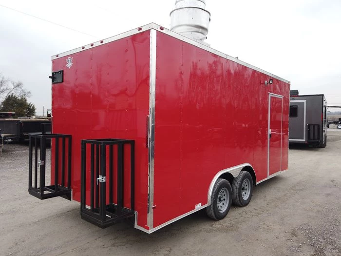 8.5' x 18' Red Elite Style Concession Food Trailer 21 8.5' x 18' Red Elite Style Concession Food Trailer - Image 21