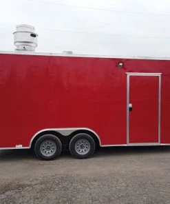 8.5' x 18' Red Elite Style Concession Food Trailer 34 8.5' x 18' Red Elite Style Concession Food Trailer -Cheap Concession Trailers Shop dji 0689 1