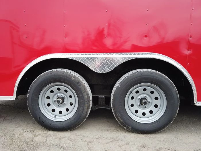 8.5' x 18' Red Elite Style Concession Food Trailer 3 8.5' x 18' Red Elite Style Concession Food Trailer - Image 3