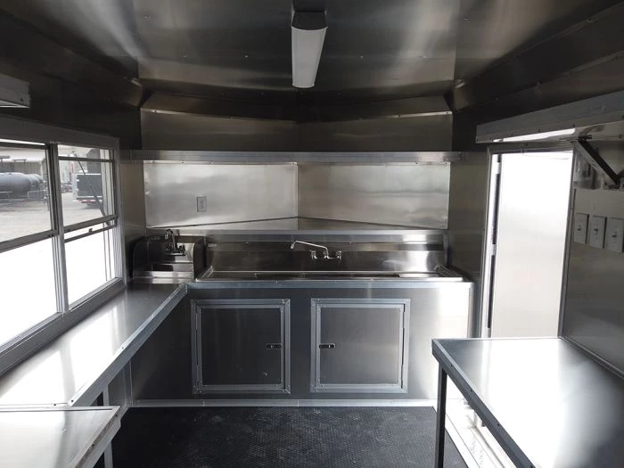 8.5' x 18' Red Elite Style Concession Food Trailer 17 8.5' x 18' Red Elite Style Concession Food Trailer - Image 17