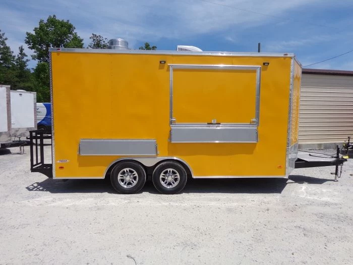 8.5' x 16' Yellow Food Concession Trailer 23 8.5' x 16' Yellow Food Concession Trailer - Image 23
