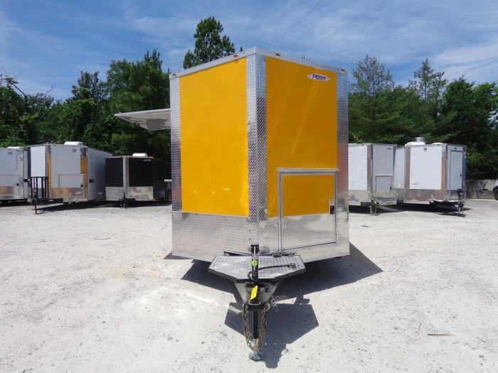 8.5' x 16' Yellow Food Concession Trailer 3 8.5' x 16' Yellow Food Concession Trailer - Image 3