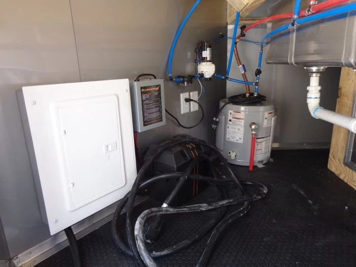 8.5' x 16' Yellow Food Concession Trailer 8 8.5' x 16' Yellow Food Concession Trailer - Image 8